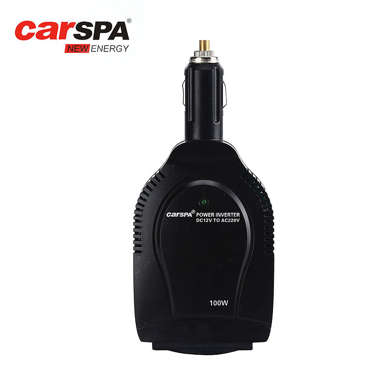 CAR1001-100W Mini Car Cigarette Modified Sine Wave Power Adapter Inverter With 5V2.1A USB