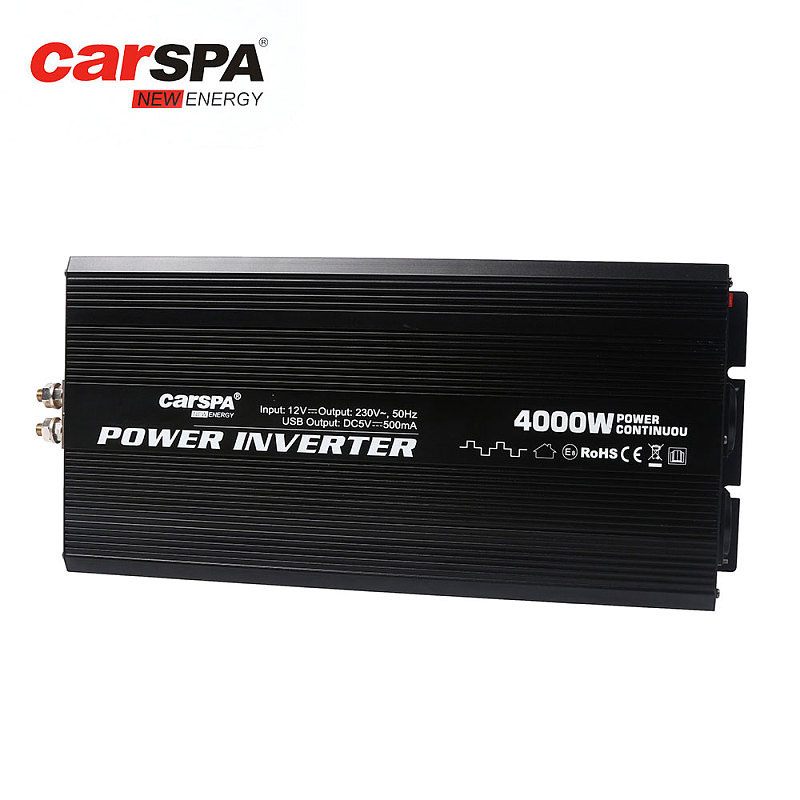 CAR4K-4000 Watt Modified Sine Wave Car Power Inverter With USB Port