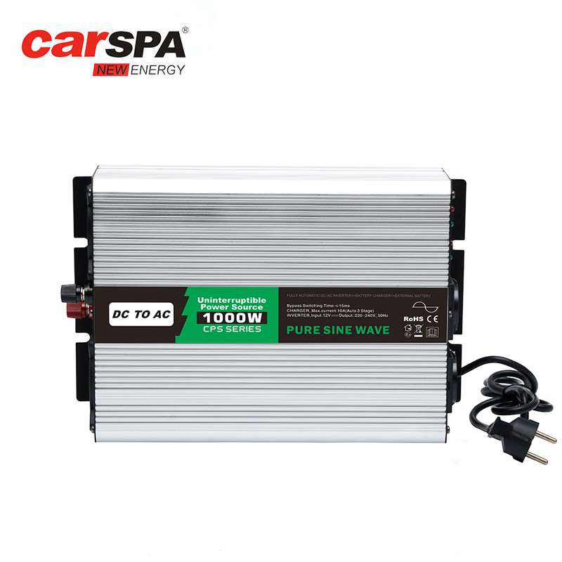 CPS1000-1000W Pure Sine Wave Power Inverter With Battery Charger UPS