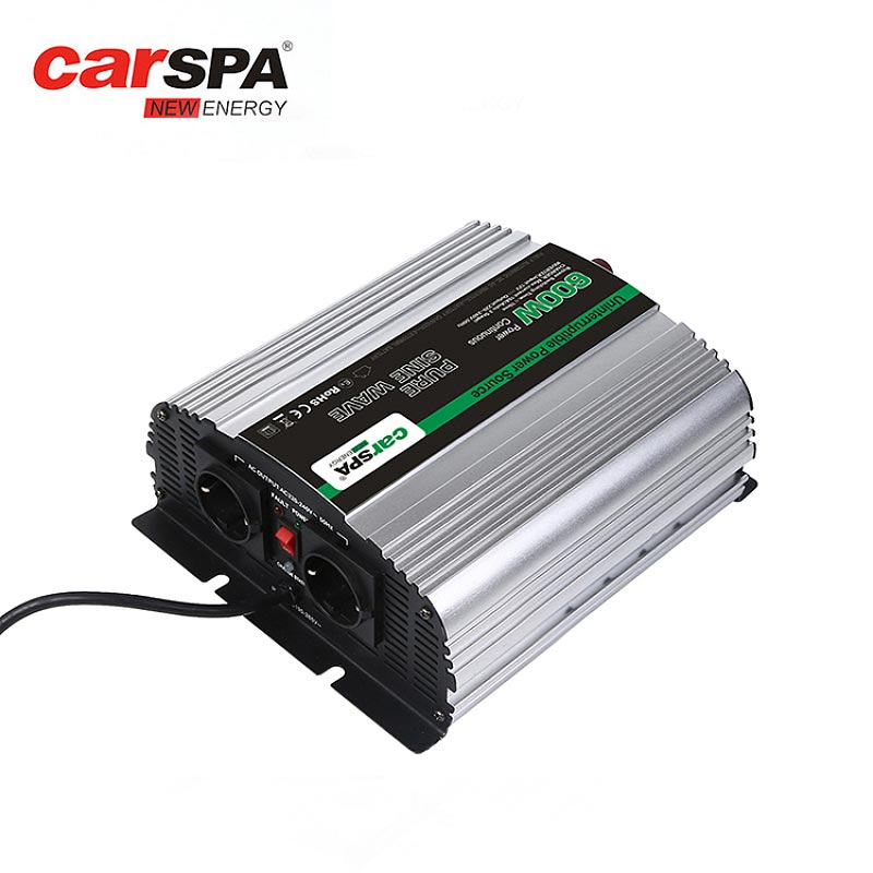 CPS600-600 Watt Pure Sine Wave Car Power Inverter With USB Port With Battery Charger Function