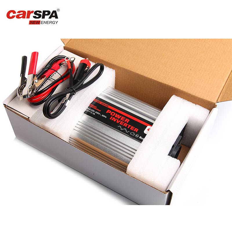 MS400-400w Carspa Silver White Car Use Inverter With LED Display Optional